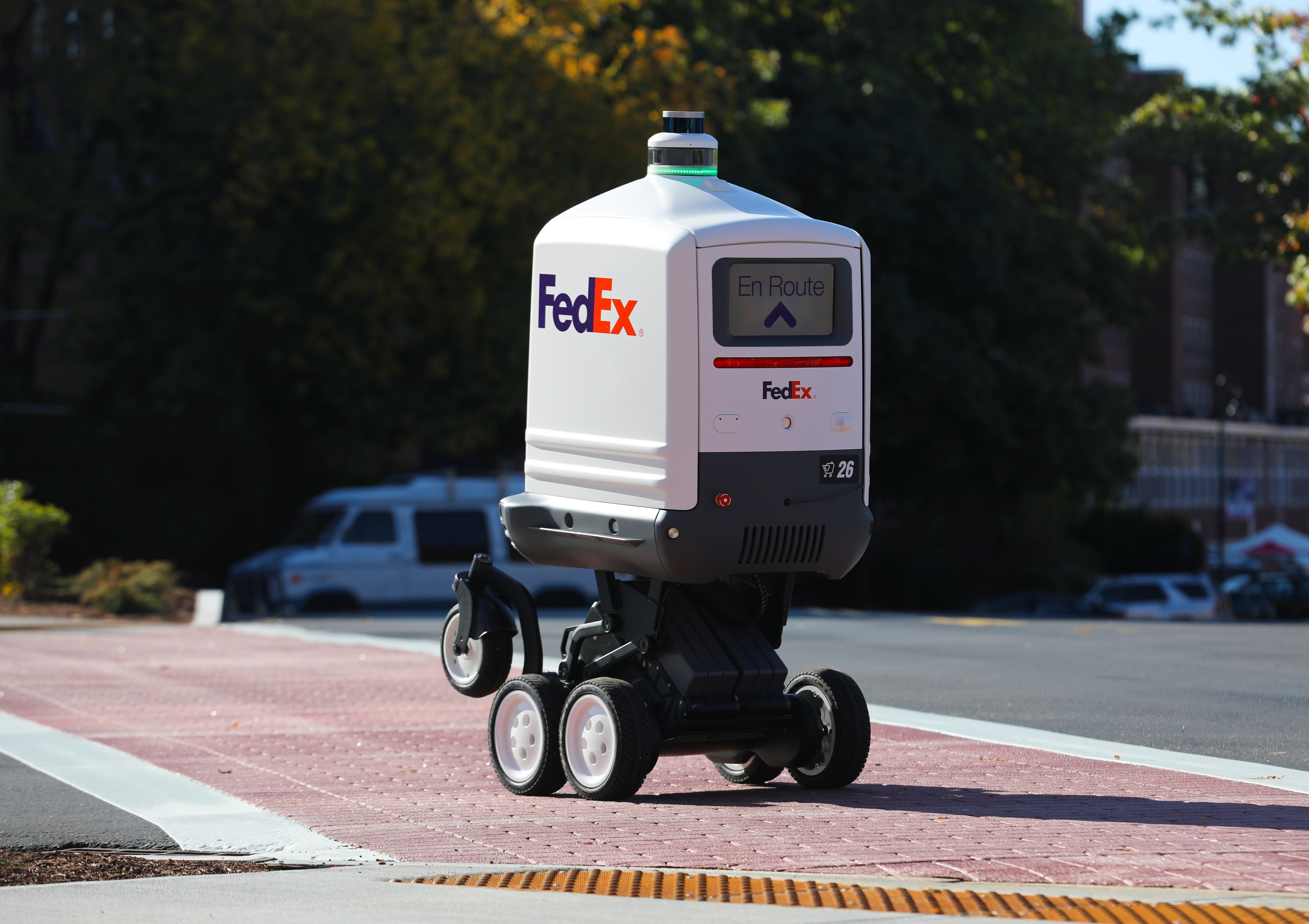 Fedex autonomous sale robot