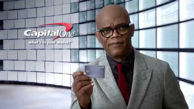 Capitol One ad with Sam Jackson