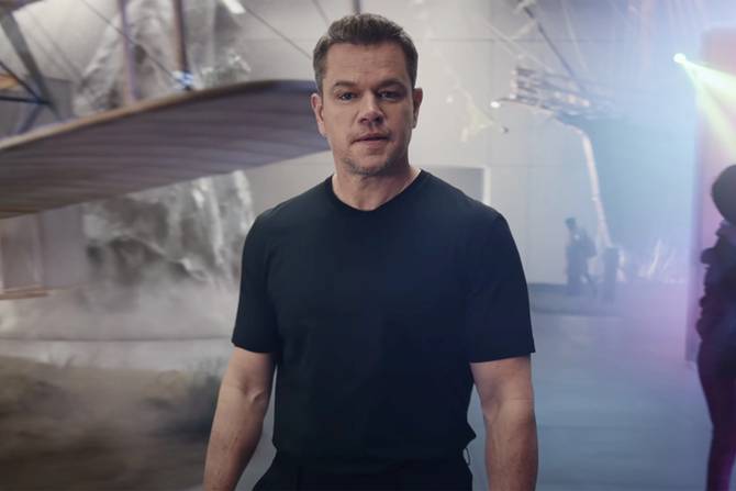 a photo of Matt Damon starring in a Crypto.com ad