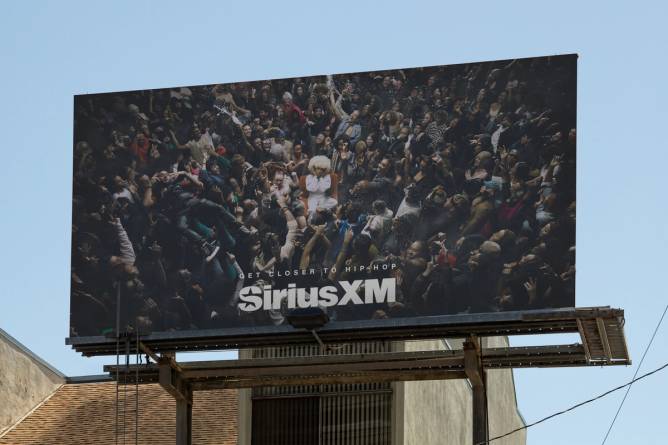 SiriusXM billboard