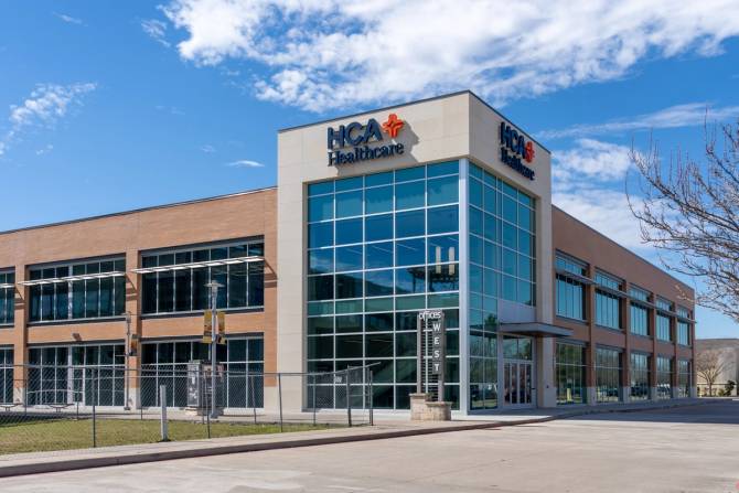 A HCA Healthcare building in Pearland, Texas.