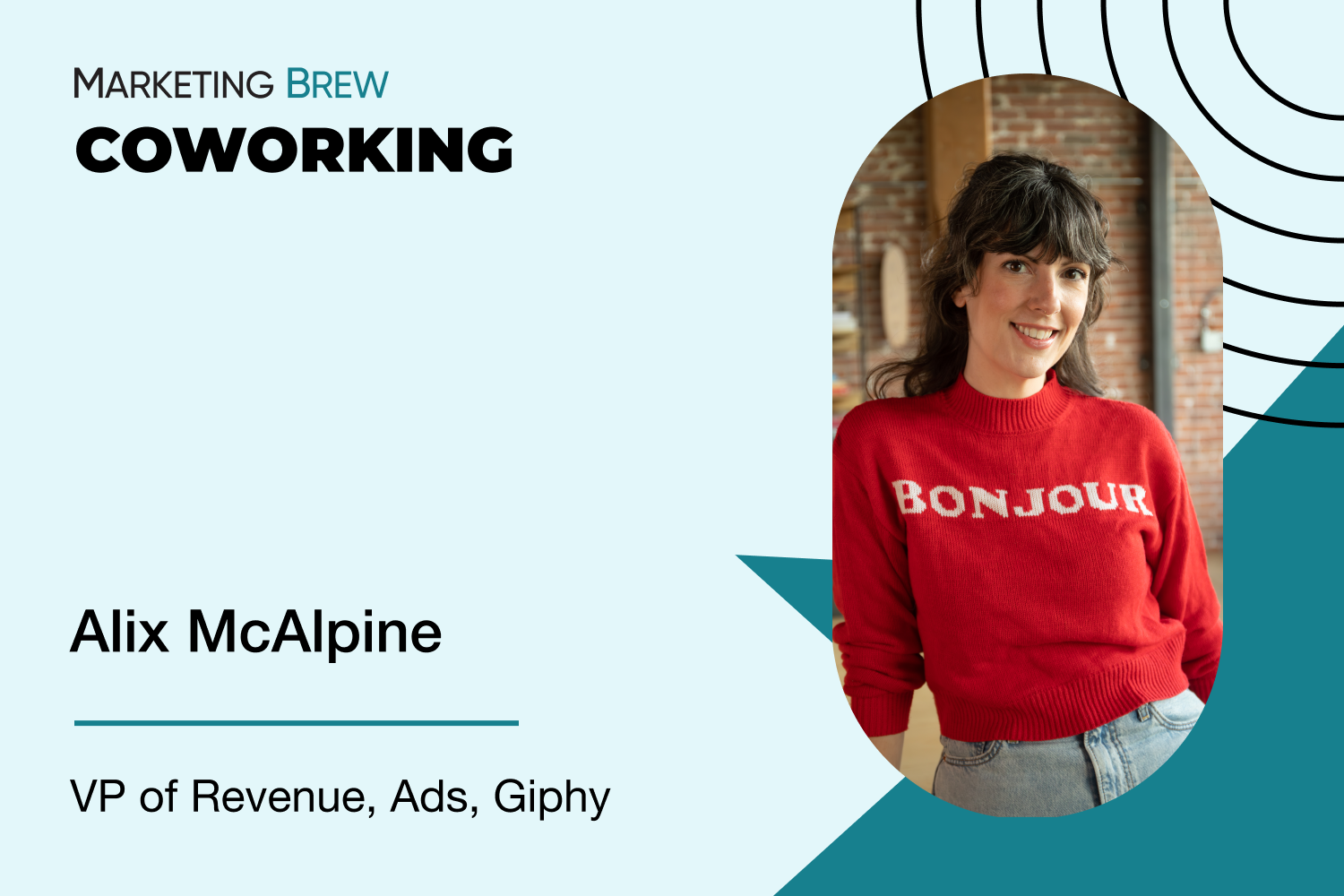 Coworking with Alix McAlpine - Marketing Brew
