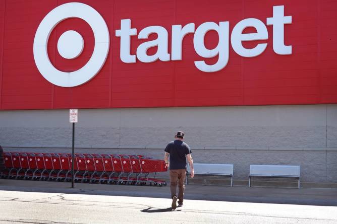 Target store exterior.