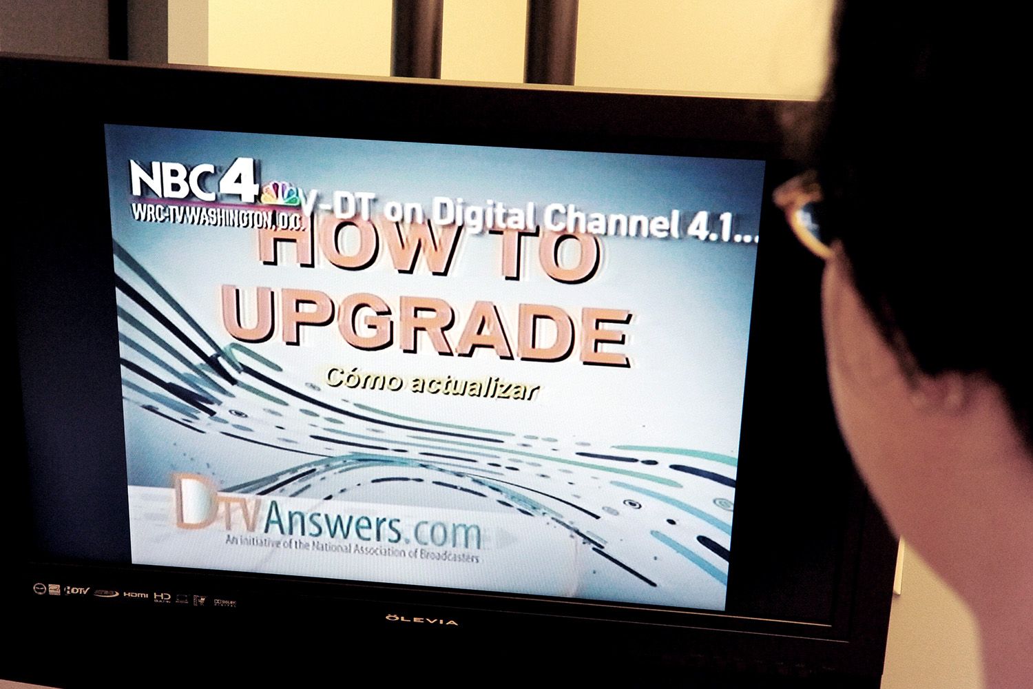 Television screen, news broadcast, how to upgrade graphics.