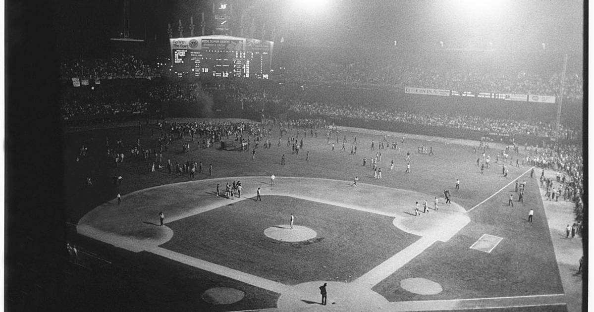 July 12th 1979 disco demolition night in Chicago turned out to be