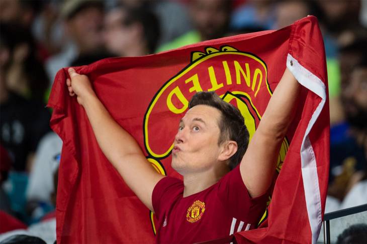 Elon Musk teases bummed out Man U fans with fake promise to buy the team