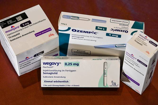 A pile of weight loss drugs