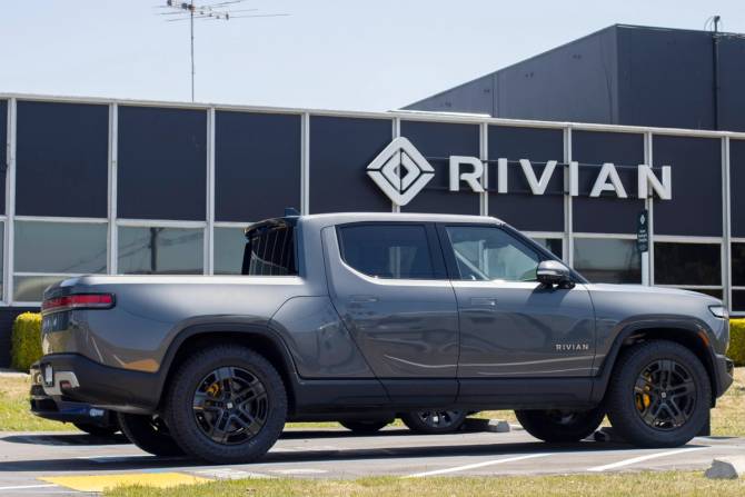 Image of a Rivian truck