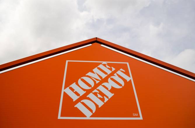 Home Depot sign