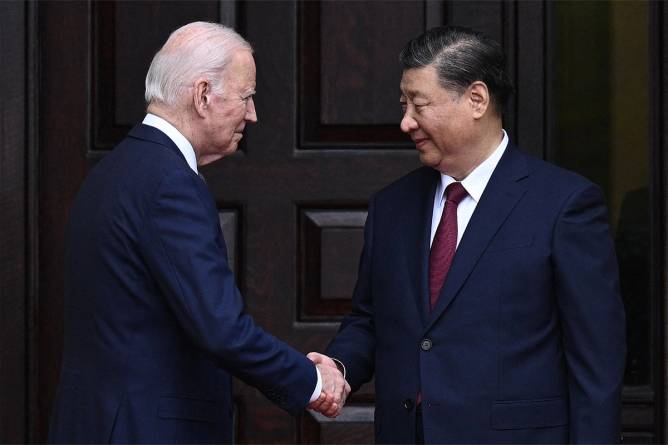 President Joe Biden and China's Xi Jinping