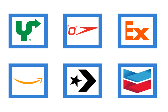 6 company arrows - can you identify them all?
