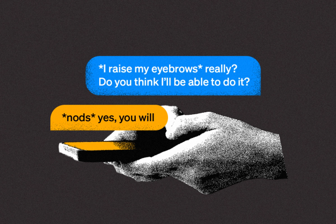 Texts to chatbot