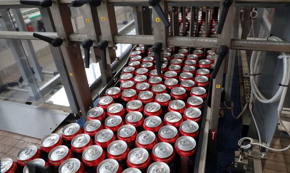 Soda production line