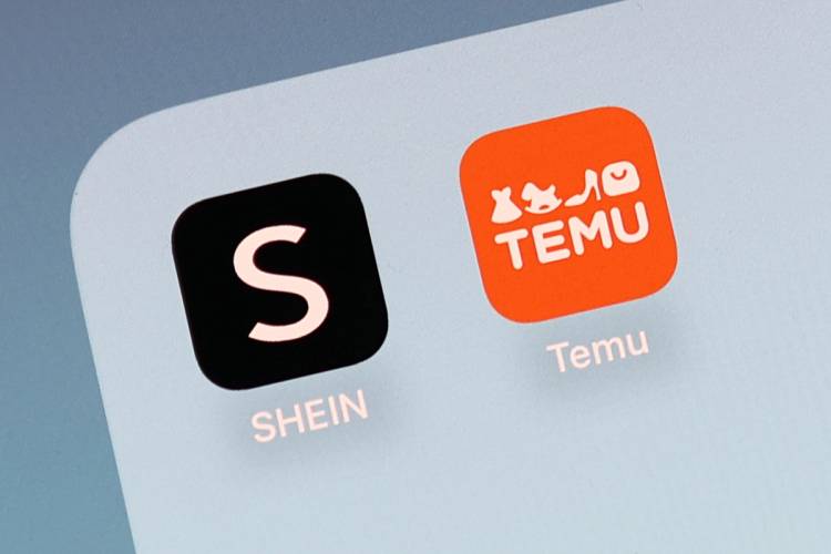 Shein Temu stock image