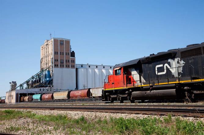 Train in Canada