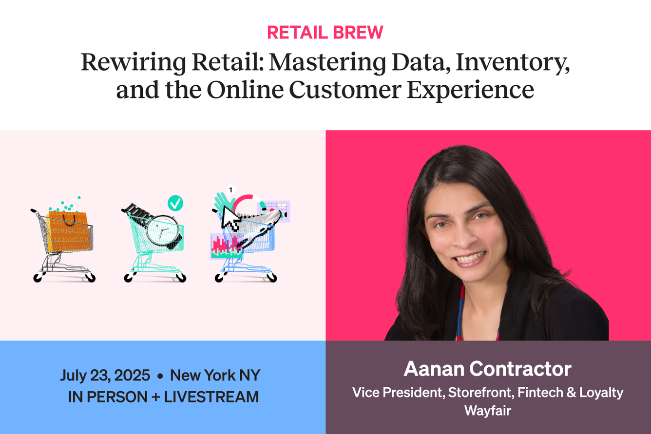 Retail Brew event promo