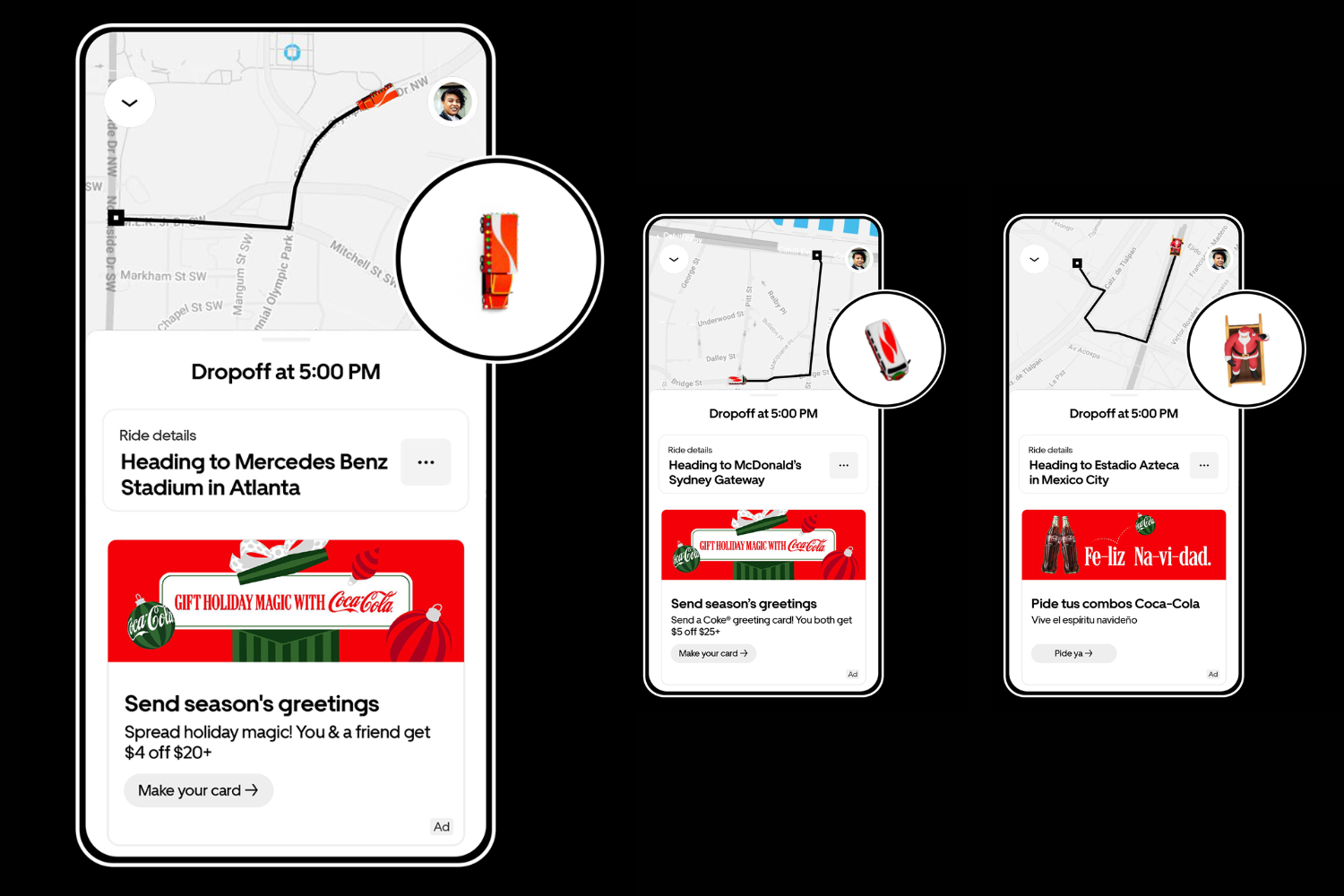 Uber's in-app map is now part of the brand experience