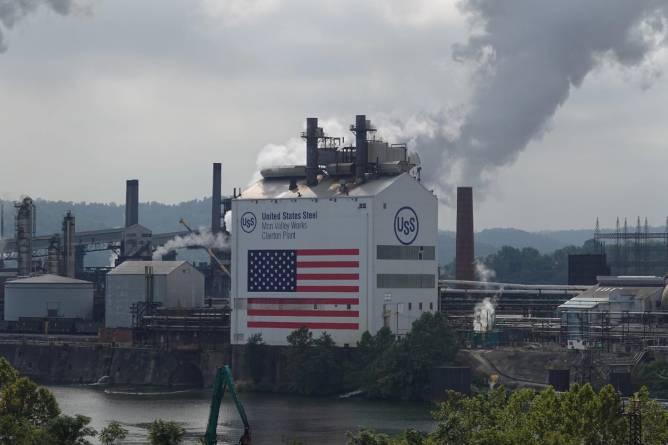 United States Steel Mon Valley Works Clairton Plant and Clairton Coke Works facility in Clairton Pennsylvania, Monday, September 11, 2023.