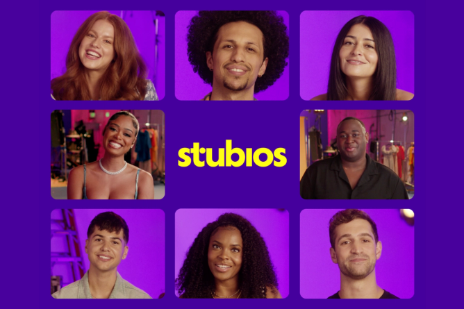 a collage of creators participating in Tubi's Stubios project