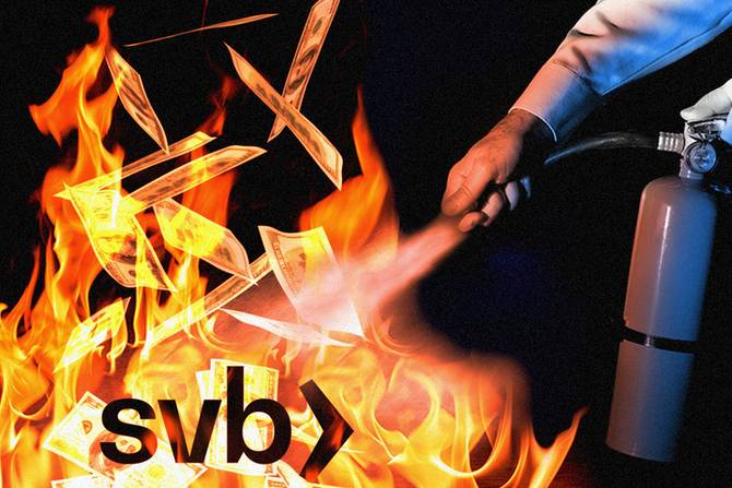 Government extinguishing an SVB cash fire