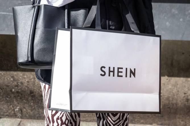 Shein shopping bag.