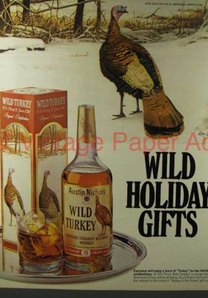 vintage Wild Turkey ad