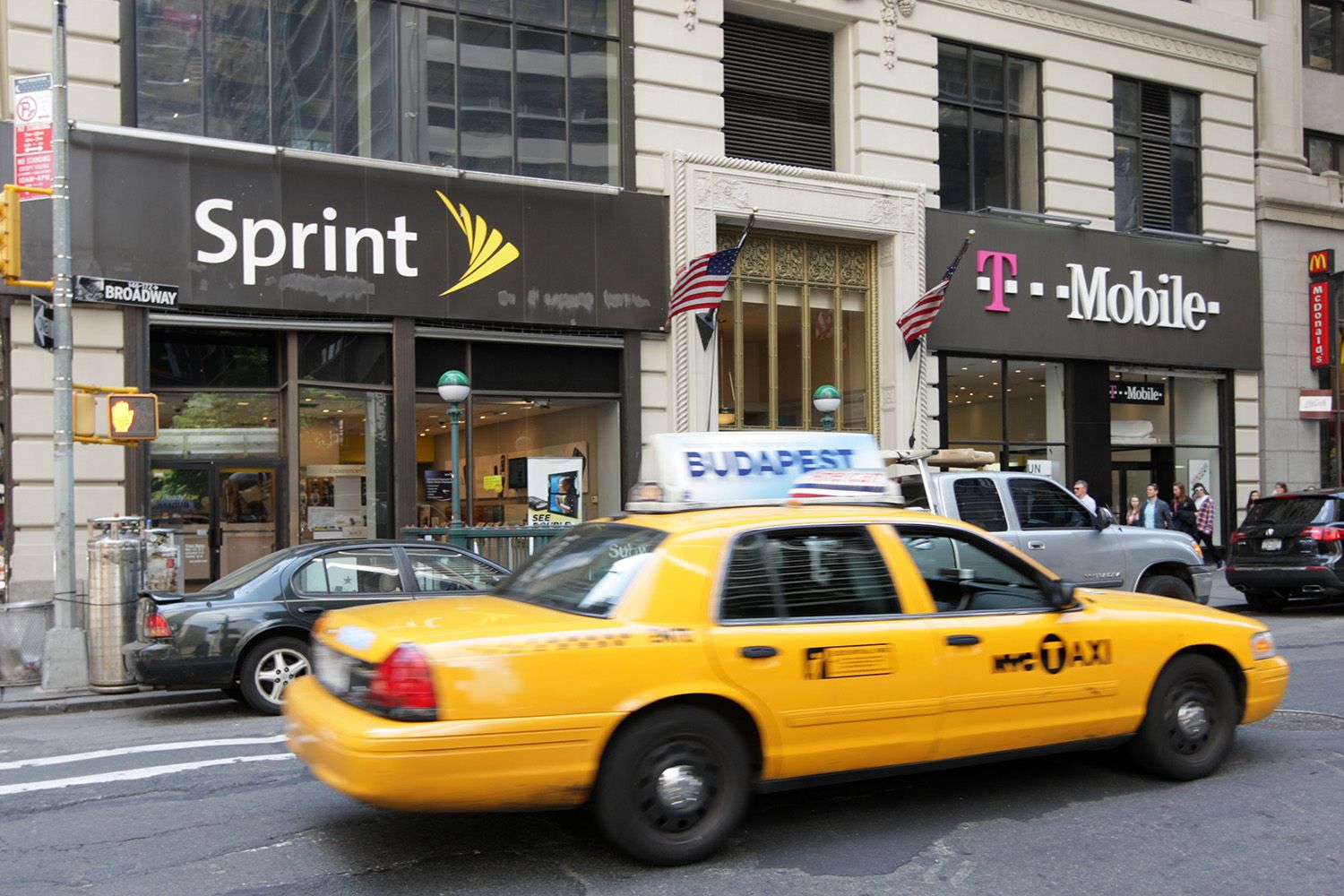 Branch of Sprint and T-Mobile.