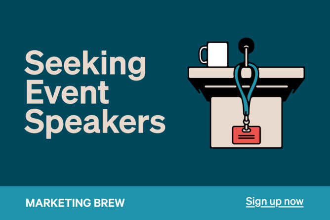 Marketing Brew Event Promo