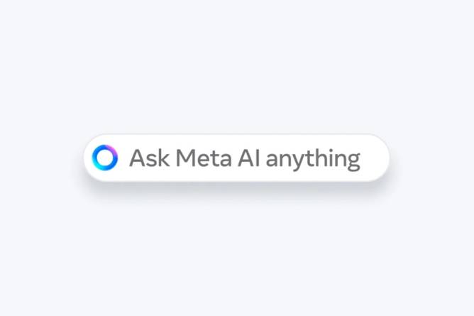 Meta AI in search bar