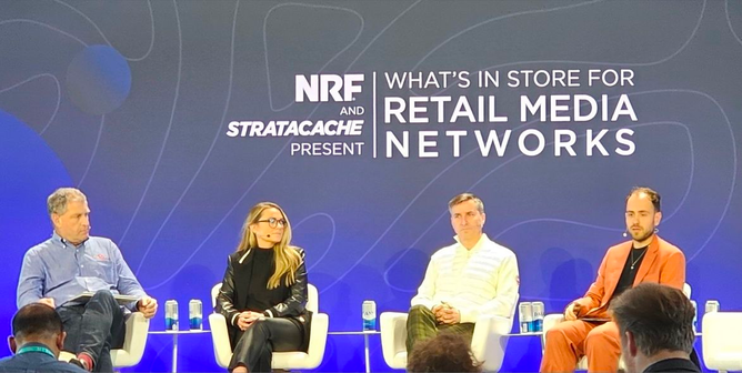 Retail media networks panel at NRF