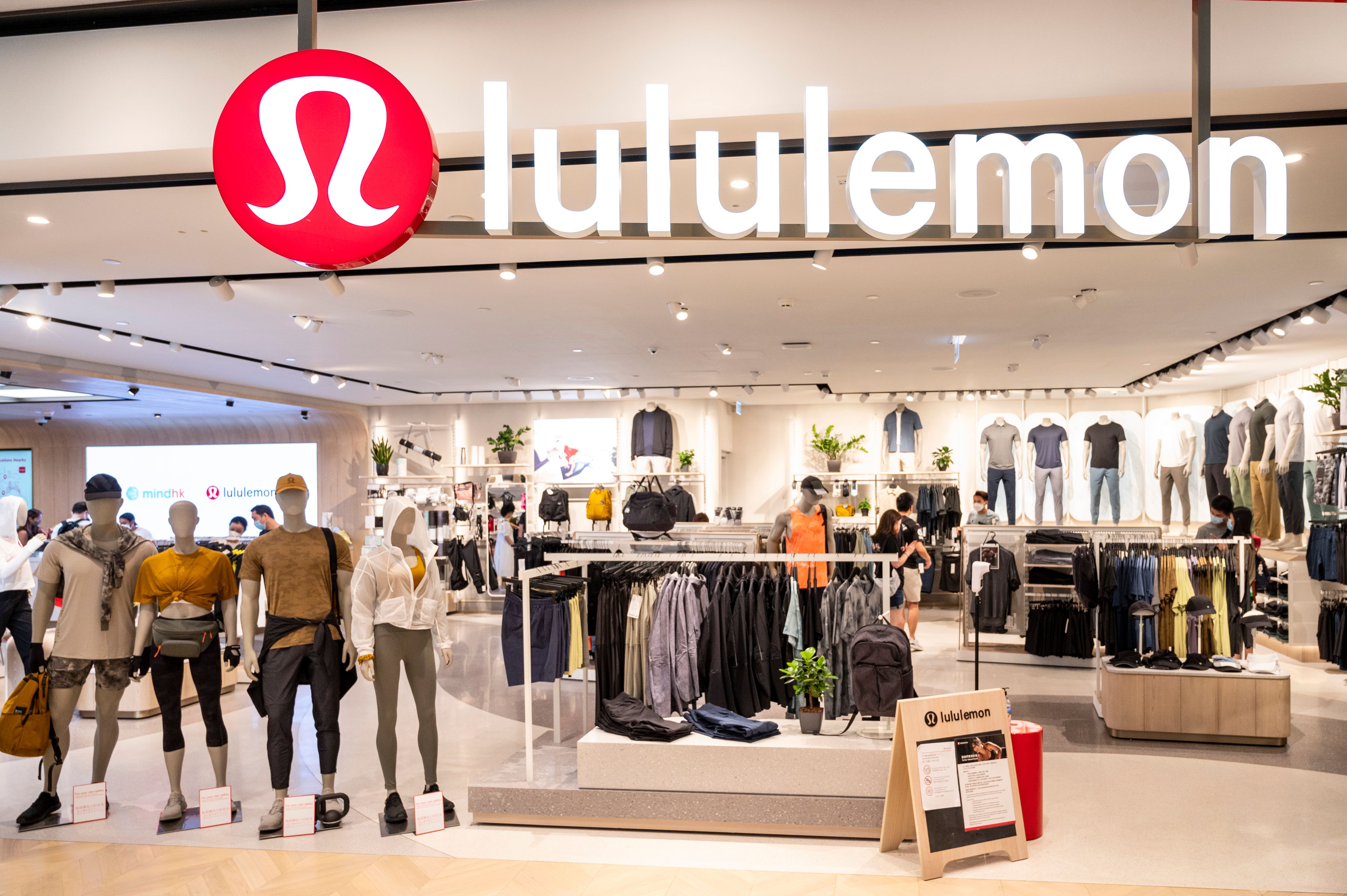 lululemon sold in department stores