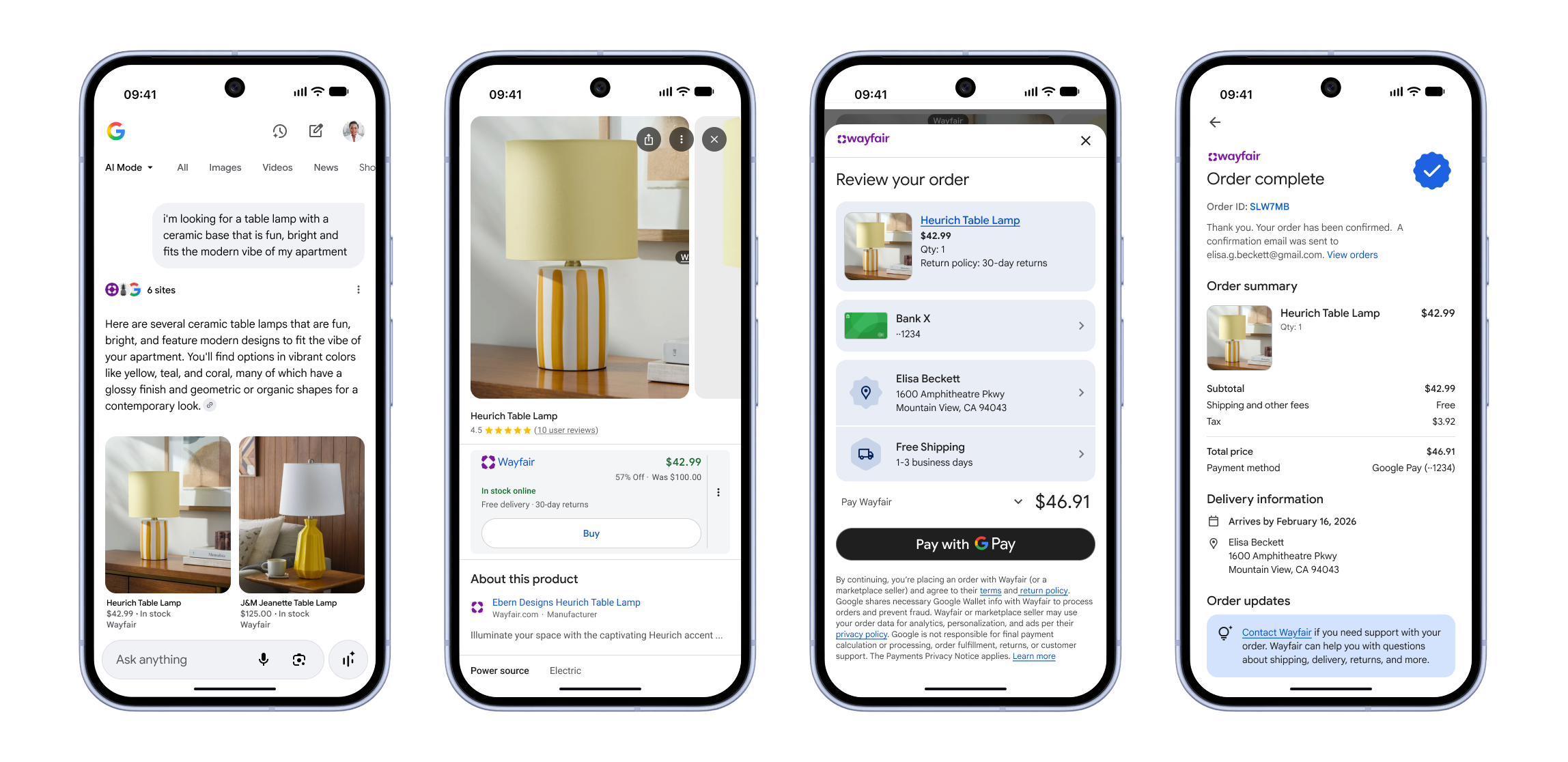 Google makes Etsy and Wayfair items shoppable within agentic AI search