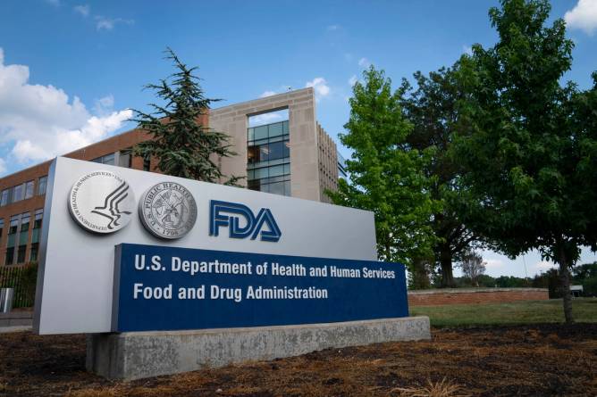 The exterior of FDA headquarters.