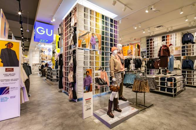 GU store in Soho, NYC