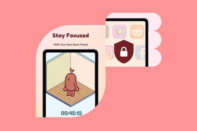 Images from the Focus Friend app
