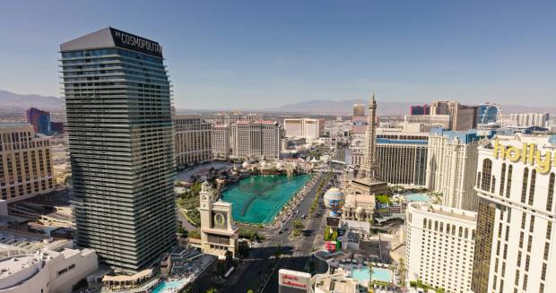Las Vegas arial shot