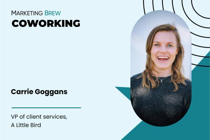 Carrie Goggans in Marketing Brew's Coworking