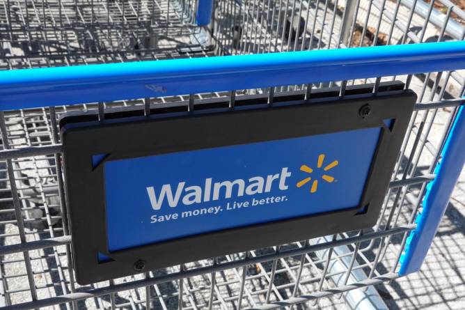 Walmart shopping cart