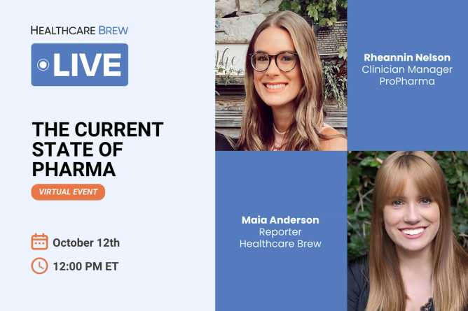 A photo of participants in a virtual event