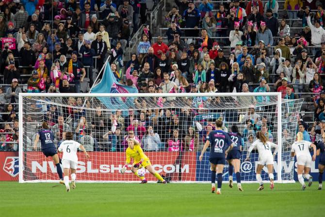 Photo from an NWSL game