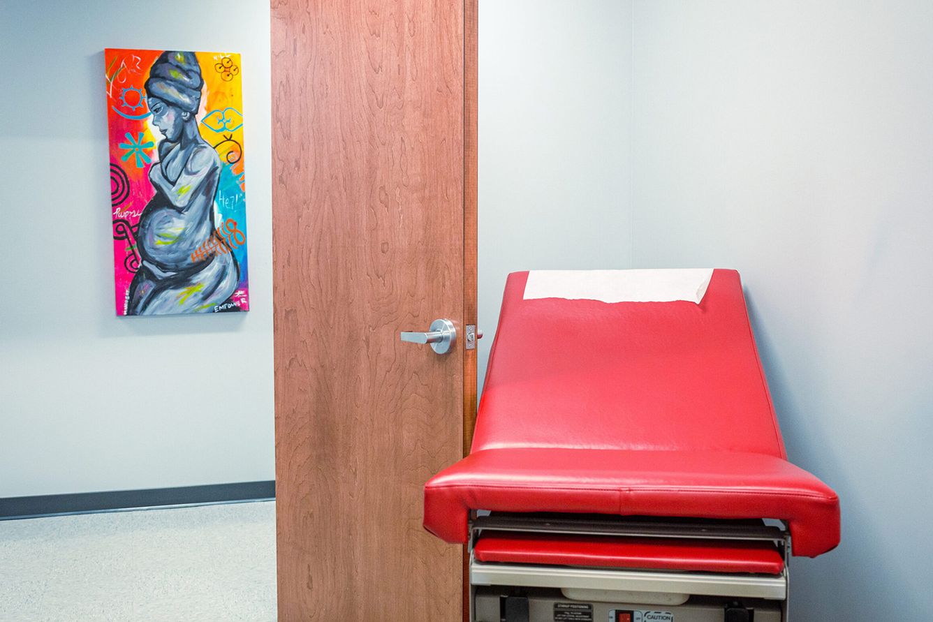 Gynecology room inside of Village of Healing Center. Credit: Village of Healing