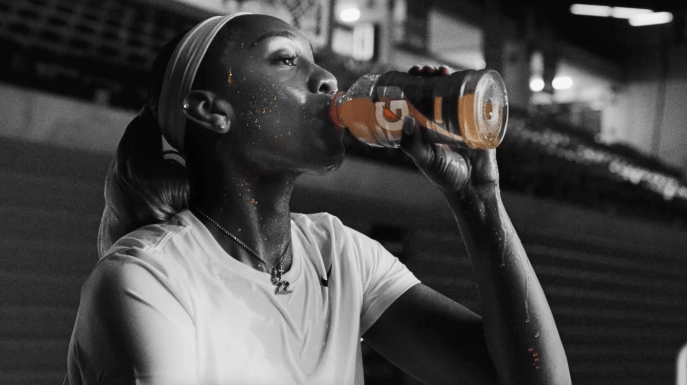 A'ja Wilson in Gatorade ad