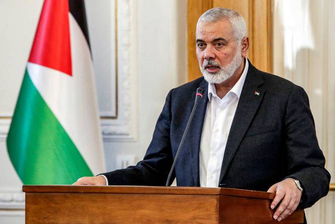 Ismail Haniyeh, the Doha-based political bureau chief of the Palestinian Islamist movement Hamas