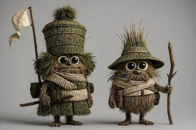 Two woodland creatures from the Critterz movie