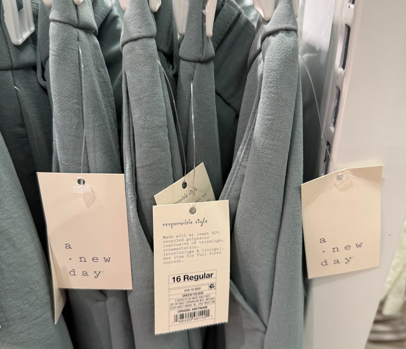 Target A New Day private label price tag removed