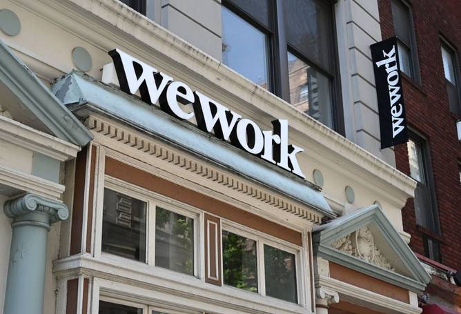 A WeWork office