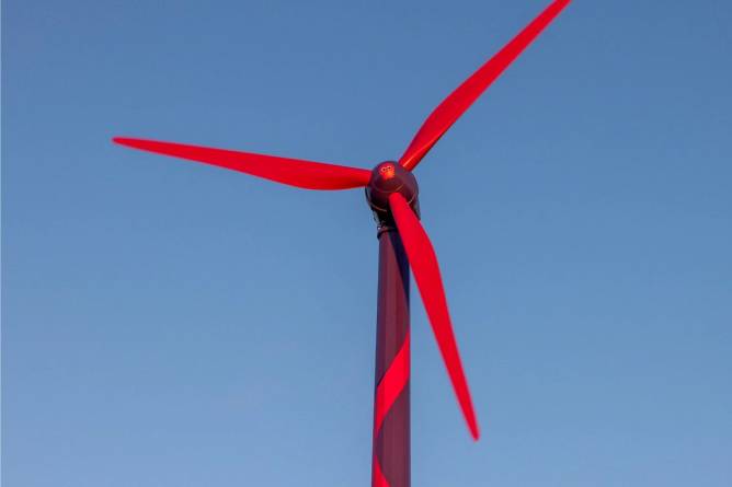 An Octopus Energy wind turbine.