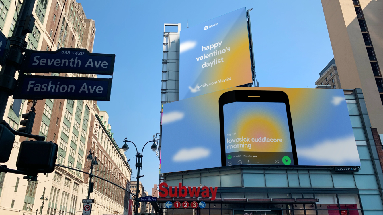 Spotify Daylists billboards 