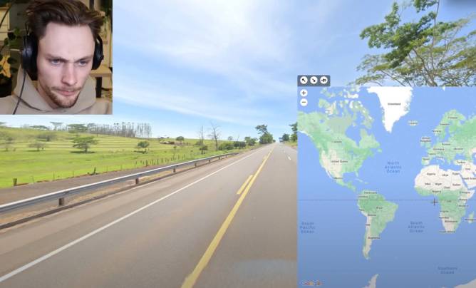 Trevor Rainbolt plays GeoGuessr