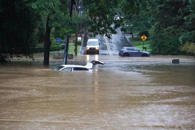 Flooding from Hurricane Helene